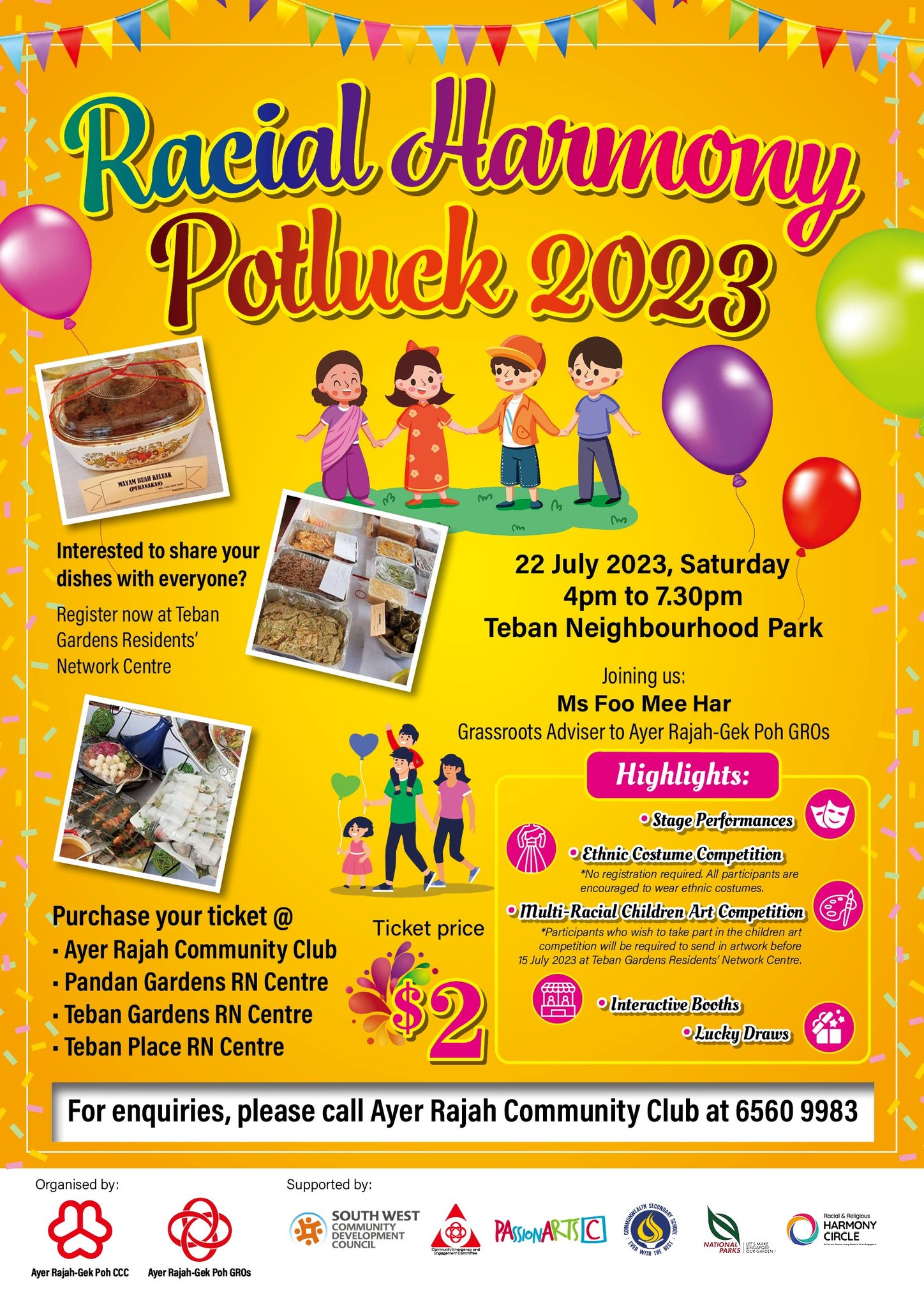 Ayer Rajah-Gek Poh’s Racial Harmony Potluck